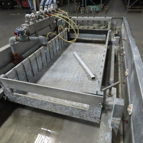 119Lx25wx9"D Stainless Steel Immersion Small Parts Cleaning Tank 230/460V
