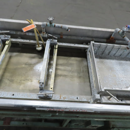 119Lx25wx9"D Stainless Steel Immersion Small Parts Cleaning Tank 230/460V
