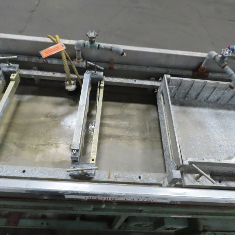 119Lx25wx9"D Stainless Steel Immersion Small Parts Cleaning Tank 230/460V