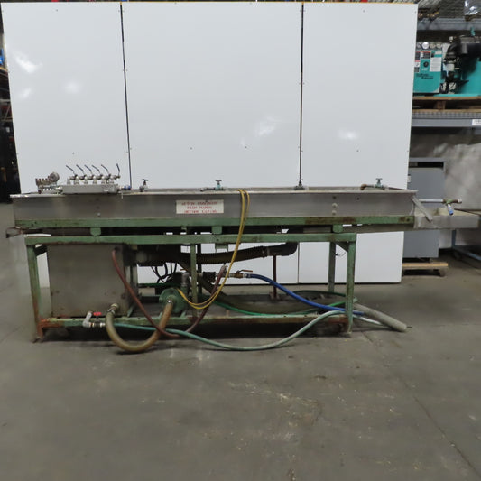 119Lx25wx9"D Stainless Steel Immersion Small Parts Cleaning Tank 230/460V