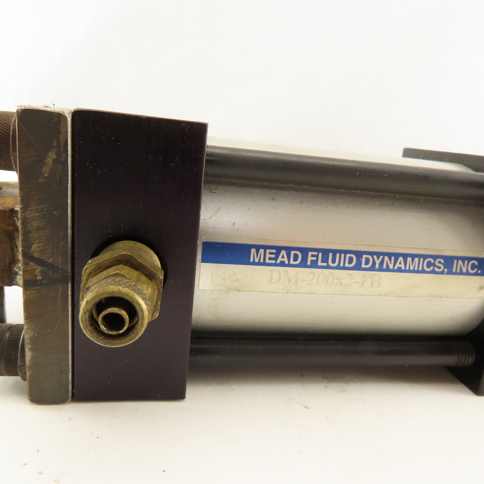 Mead DM-200x2-FB 2-1/4" Bore 2" Stroke Double Acting Air Cylinder