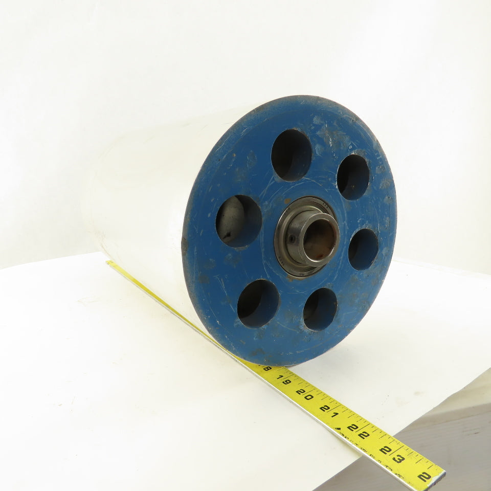 8-1/2" OD 14" Face Width Aluminum Conveyor Drum Roller