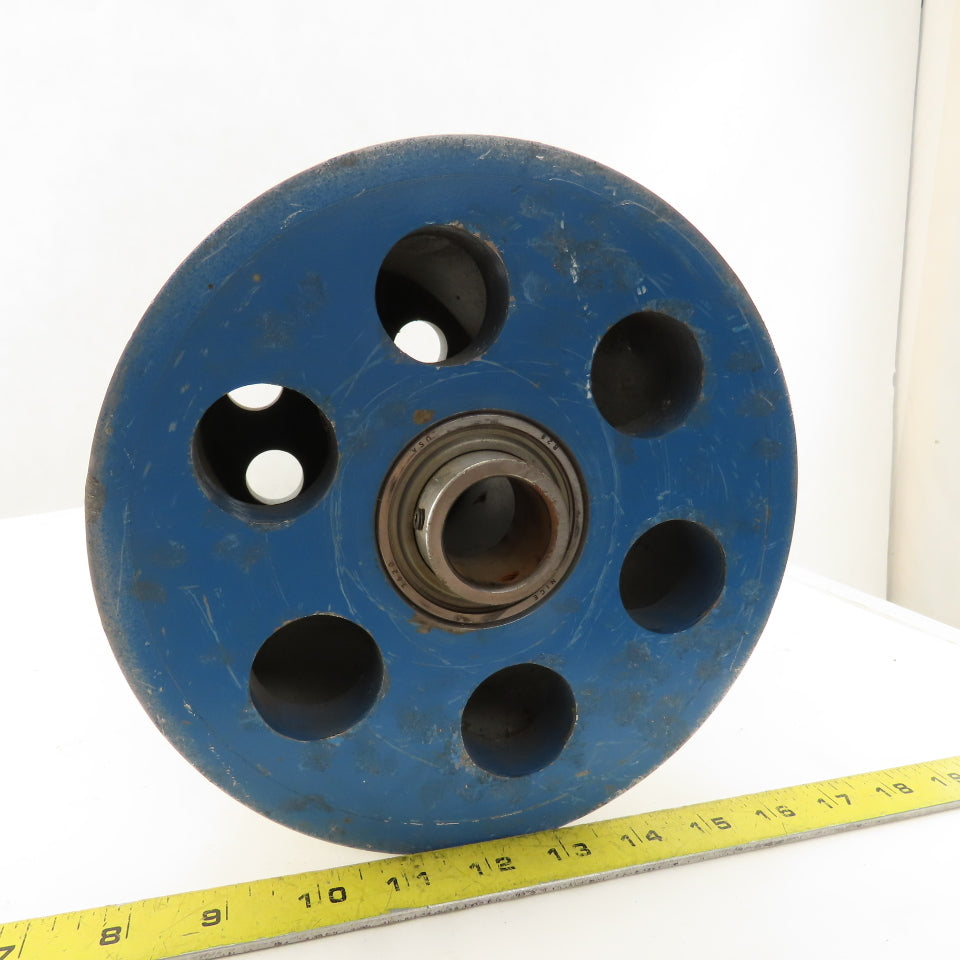 8-1/2" OD 14" Face Width Aluminum Conveyor Drum Roller