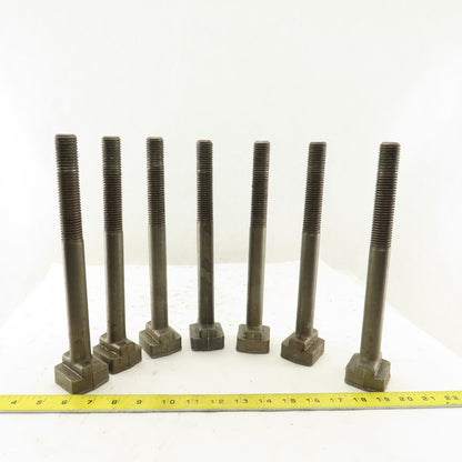 7/8-9 Threaded T-Slot Bolt 10" Long Lot Of 7