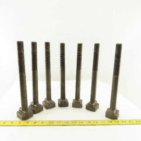 7/8-9 Threaded T-Slot Bolt 10" Long Lot Of 7