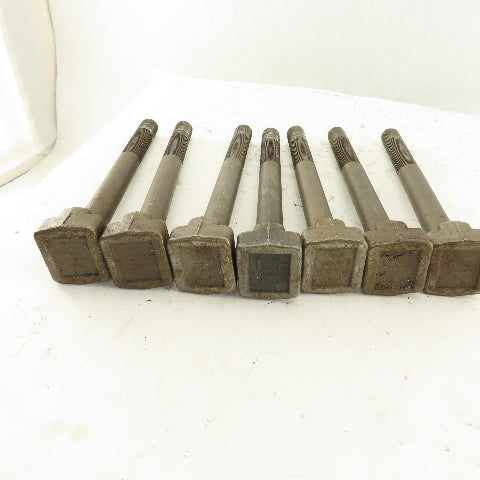 7/8-9 Threaded T-Slot Bolt 10" Long Lot Of 7