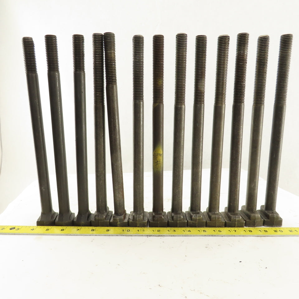 3/4-10 Threaded T-Slot Bolt 11-1/2" Long Lot Of 13