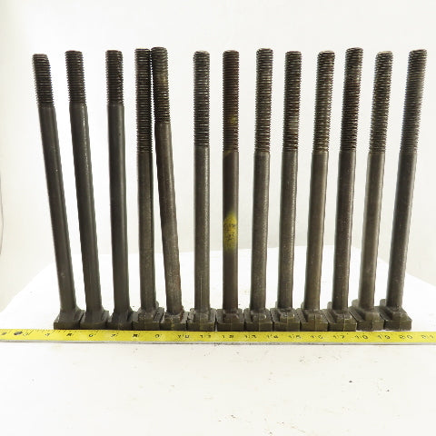 3/4-10 Threaded T-Slot Bolt 11-1/2" Long Lot Of 13