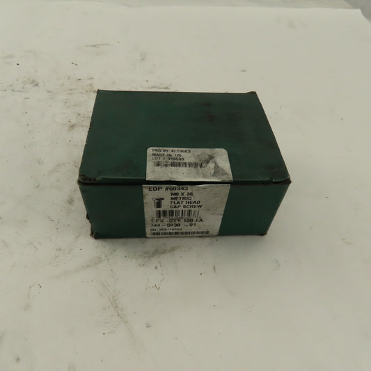 MSC M8-1.25 x 30mm Flat Head Cap Screw FHCS Lot Of 36