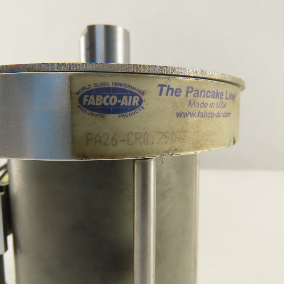 Fabco PA26-CR0.75-E 2-1/2" Bore 3/4 Stroke Composite Sleeve Pneumatic Cylinder