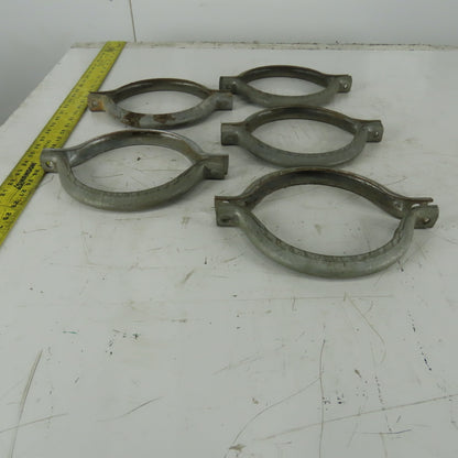 8" Galvanized Split Duct Flange Clamp Lot Of 5