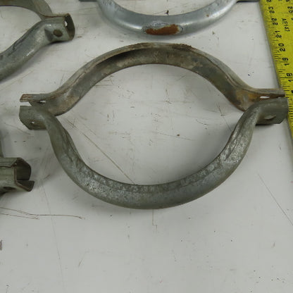 8" Galvanized Split Duct Flange Clamp Lot Of 5