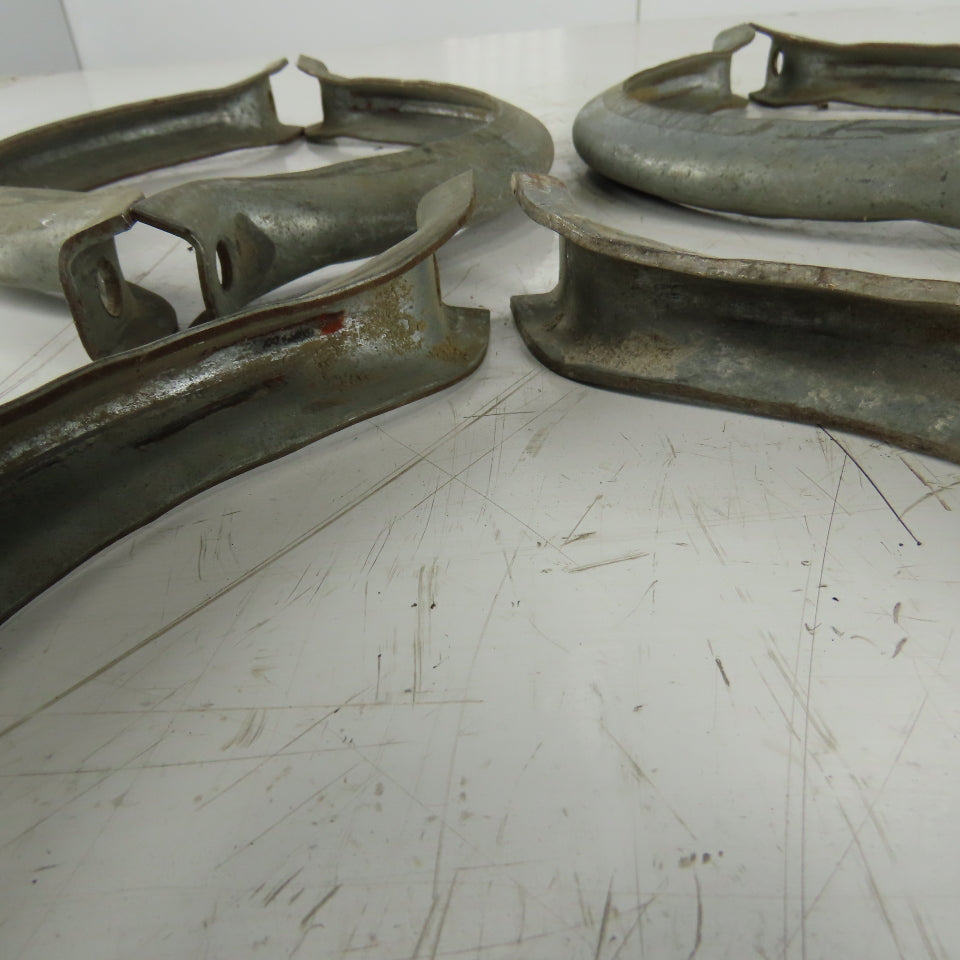 8" Galvanized Split Duct Flange Clamp Lot Of 5
