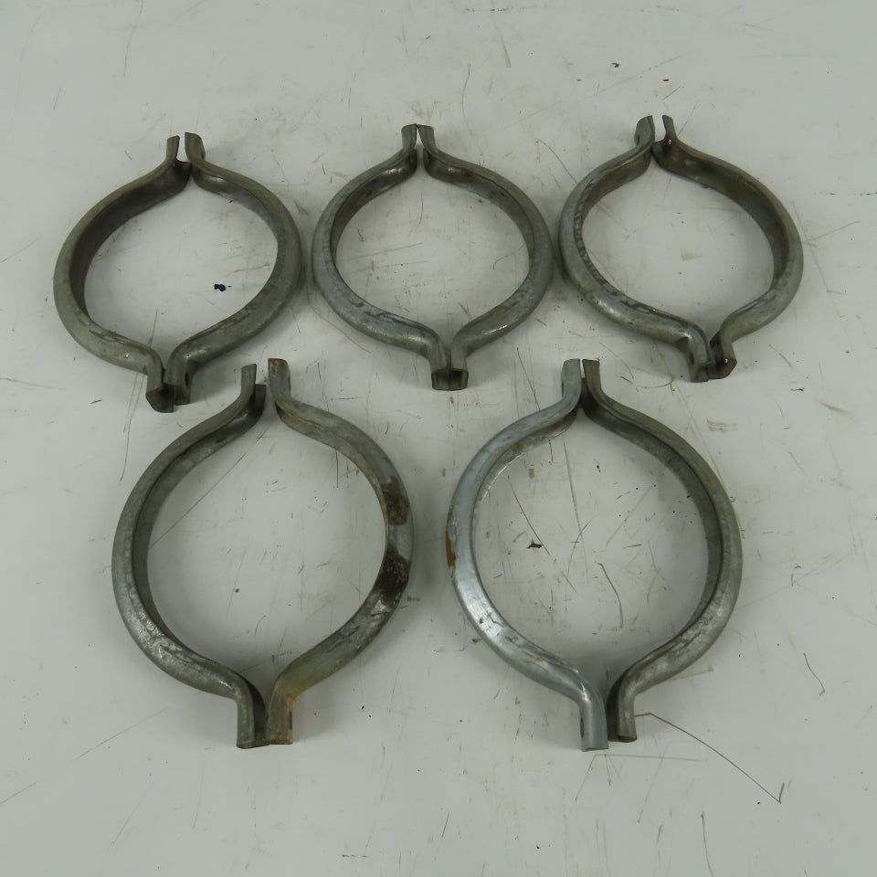 8" Galvanized Split Duct Flange Clamp Lot Of 5