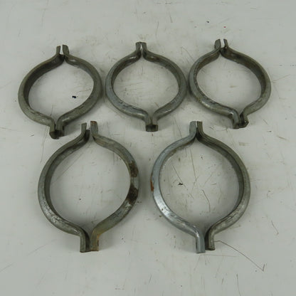 8" Galvanized Split Duct Flange Clamp Lot Of 5