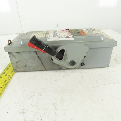 Square D HU361 30A 600V AC/DC Non-Fused Safety Disconnect Switch