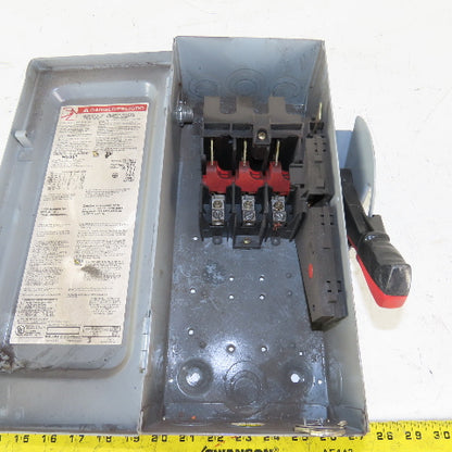 Square D HU361 30A 600V AC/DC Non-Fused Safety Disconnect Switch