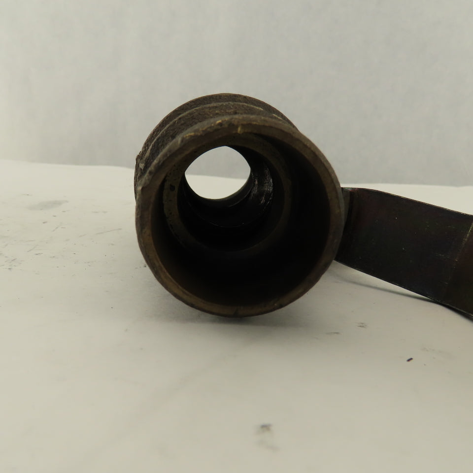 Milwaukee Valve 1-1/4" Slip Sweat Cast Copper Ball Valve 600WOG 150SWP