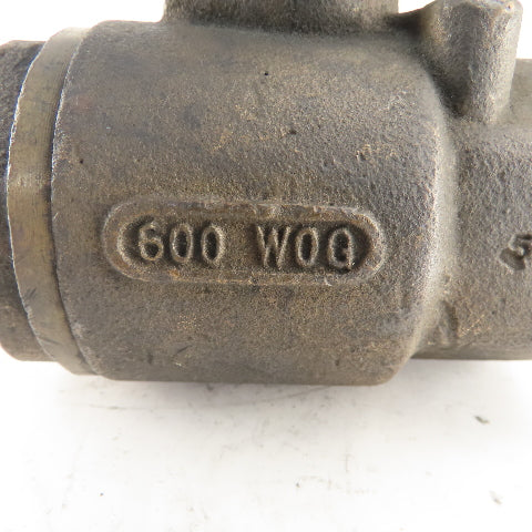 Universal Components 1-1/4" Thick Wall Bronze Ball Valve 600WOG