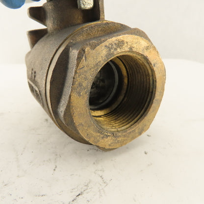 Universal Components 1-1/4" Thick Wall Bronze Ball Valve 600WOG