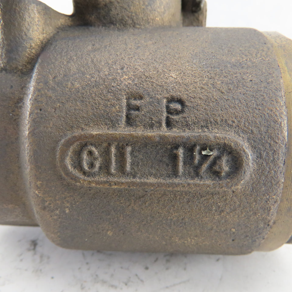 Universal Components 1-1/4" Thick Wall Bronze Ball Valve 600WOG