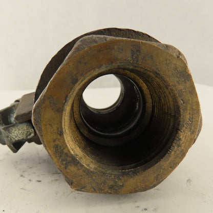Universal Components 1-1/4" Thick Wall Bronze Ball Valve 600WOG