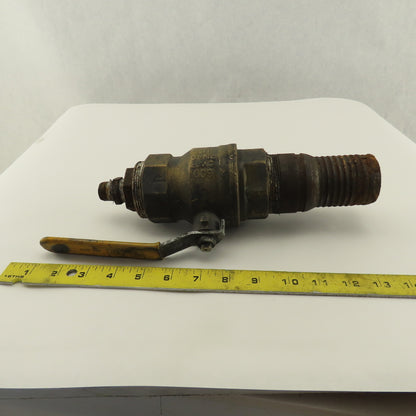 Parker 2" Brass Shut Off Ball Valve 600CWP