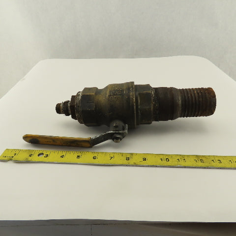 Parker 2" Brass Shut Off Ball Valve 600CWP
