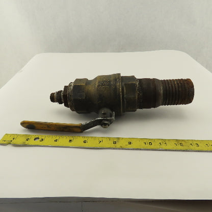 Parker 2" Brass Shut Off Ball Valve 600CWP