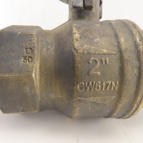 Parker 2" Brass Shut Off Ball Valve 600CWP