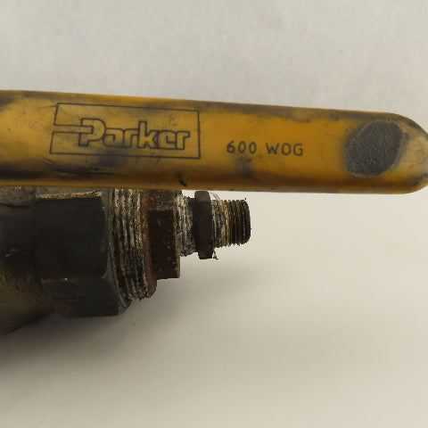 Parker 2" Brass Shut Off Ball Valve 600CWP