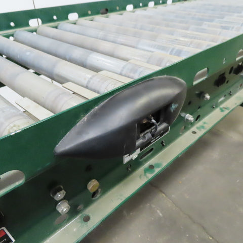 Rapistan Dematic Live Roller Accumulation Conveyor 25"x144" 60FPM W/Legs