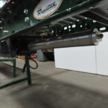 Rapistan Dematic Live Roller Accumulation Conveyor 25"x144" 60FPM W/Legs