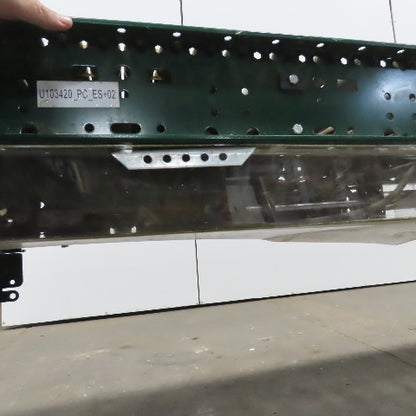 Rapistan Dematic Live Roller Accumulation Conveyor 19"x144" 60 FPM W/Legs 3Ph