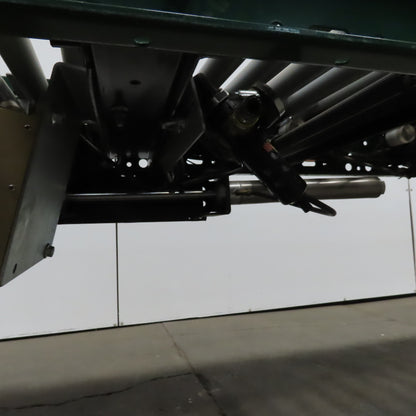 Rapistan Dematic Live Roller Accumulation Conveyor 25"x144" 60FPM W/Legs