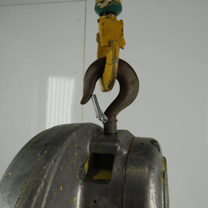 CM Model M Cyclone 1 Ton Manual Chain Fall Hoist 30' Lift 10' Pendant Chain