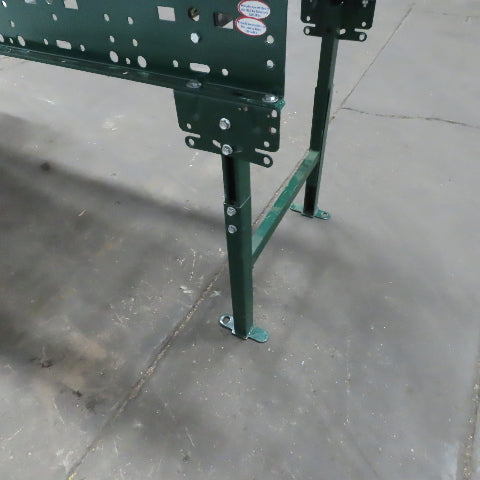 Rapistan Dematic 25" x 144 " Center Drive Belt Over Roller Conveyor 60 FPM 3Ph