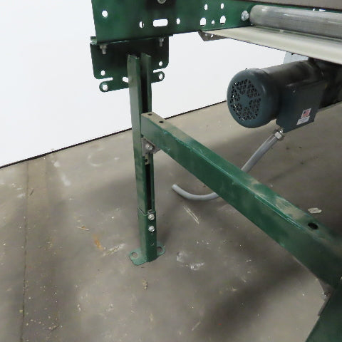 Rapistan Dematic 25" x 132 " Center Drive Belt Over Roller Conveyor 75 FPM 3Ph