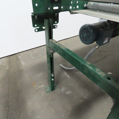 Rapistan Dematic 25" x 132 " Center Drive Belt Over Roller Conveyor 75 FPM 3Ph