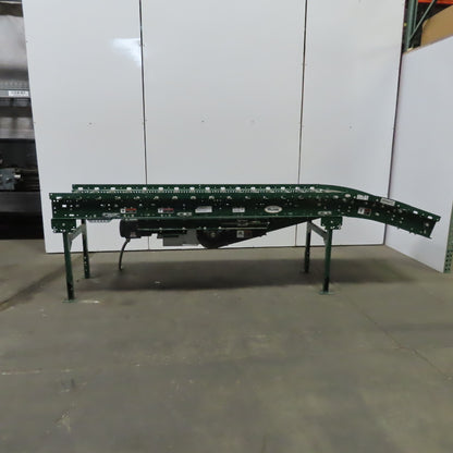 Rapistan Dematic 25" x 132 " Center Drive Belt Over Roller Conveyor 75 FPM 3Ph