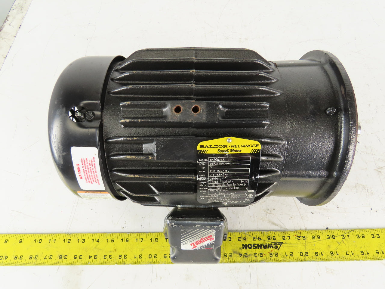 CM 3 Ton Powered Trolley Gearmotor 10:1 Ratio 173RPM 1/4Hp 208-230/460V 36ft/min