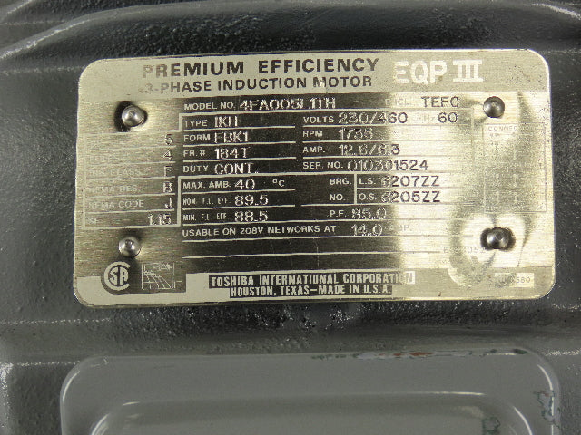 CM 3 Ton Powered Trolley Gearmotor 10:1 Ratio 173RPM 1/4Hp 208-230/460V 36ft/min