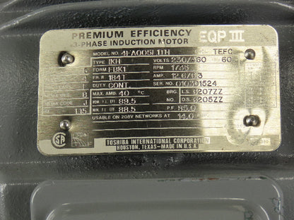 CM 3 Ton Powered Trolley Gearmotor 10:1 Ratio 173RPM 1/4Hp 208-230/460V 36ft/min