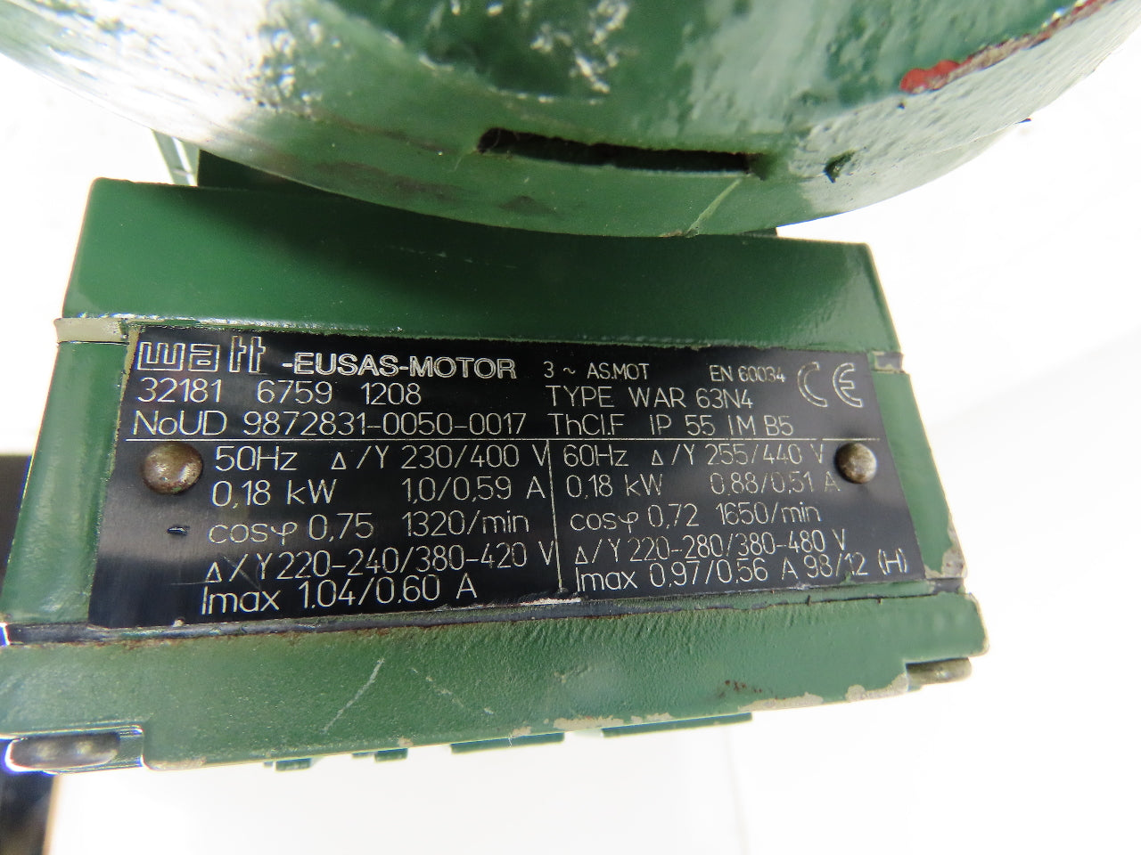 CM 3 Ton Powered Trolley Gearmotor 25:1 Ratio 70RPM 1/4Hp 208-230/460V 15ft/min