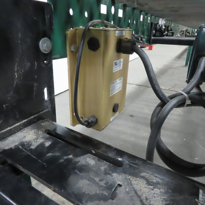 Rapistan Dematic Live Roller Accumulation Conveyor 25"x144" 75 FPM W/Legs