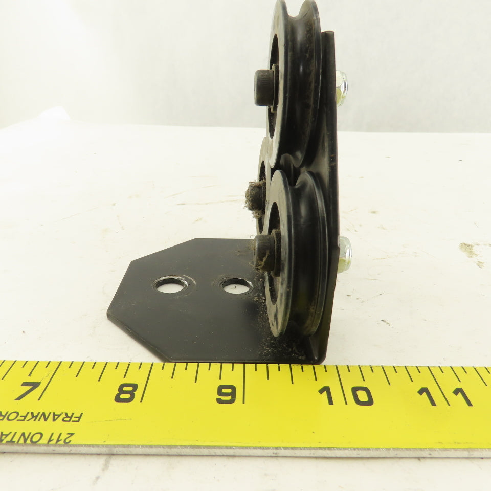 Sava Ind. Under Frame Mount Conveyor Band Belt Pulley 1/4" Band Wire Rope