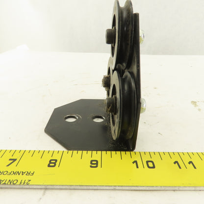 Sava Ind. Under Frame Mount Conveyor Band Belt Pulley 1/4" Band Wire Rope