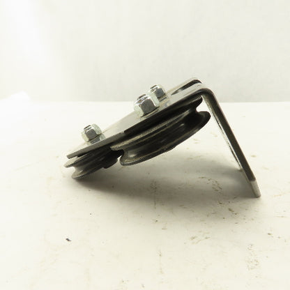 Sava Ind. Under Frame Mount Conveyor Band Belt Pulley 1/4" Band Wire Rope