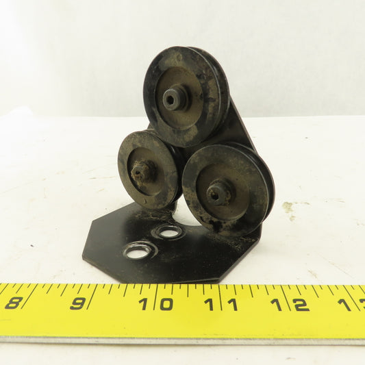 Sava Ind. Under Frame Mount Conveyor Band Belt Pulley 1/4" Band Wire Rope