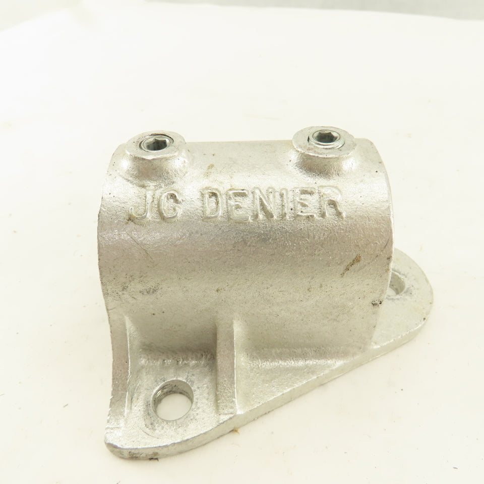 JC Denier 1-3/4" ID Aluminum Slip On Frame 3 Bolt Flange Mount Railing Anchor